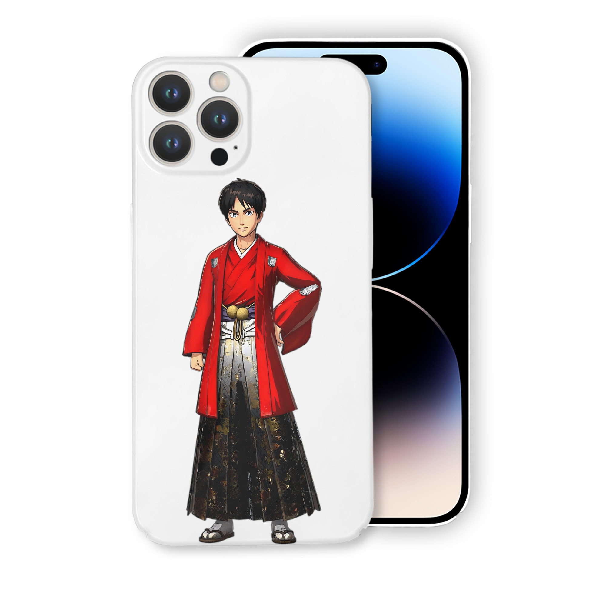 （画像用） 進撃の巨人 エレン･イェーガー Attack on Titan Eren Jäger 【iPhone 14シリーズ対応】ハードケース